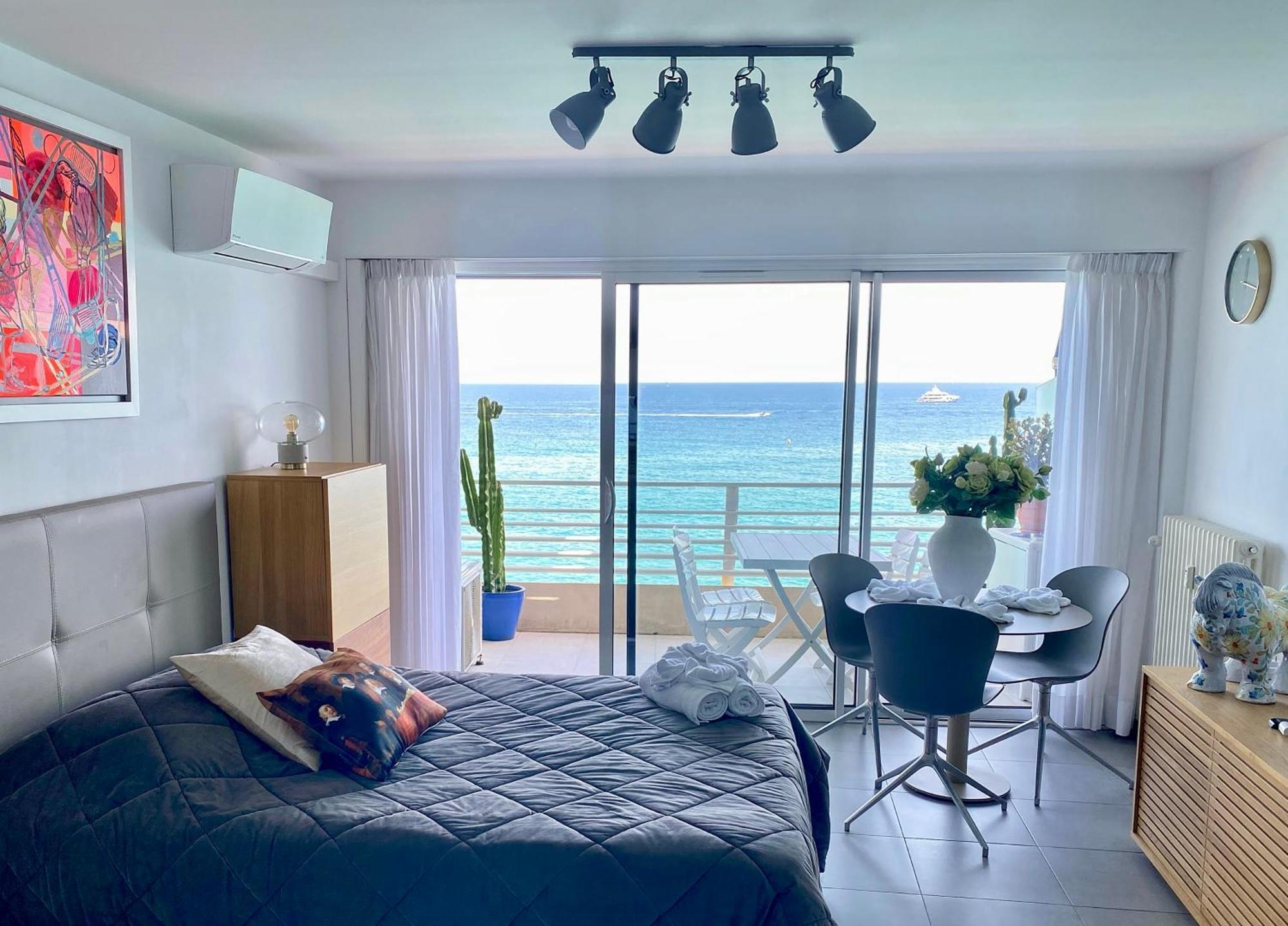 Sea View Studio, Huge Terrace On The 4Th Floor Daire Menton Dış mekan fotoğraf